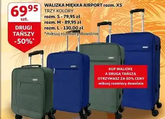 Auchan Walizka miękka l Airport oferta