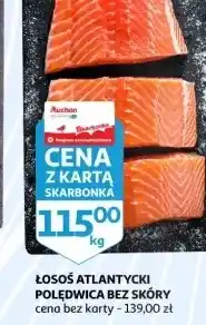 Auchan Łosoś filet bez skóry oferta