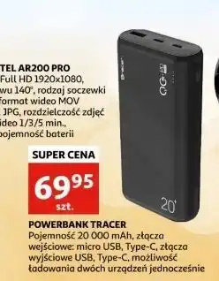 Auchan Powerbank 20000 mah Tracer oferta