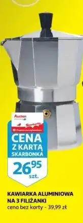 Auchan Kawiarka 3 filiżanki oferta