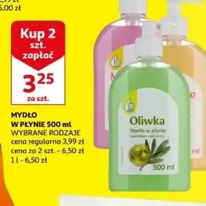 Auchan Mydło w płynie oliwka Podniesiony Kciuk oferta