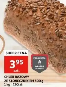 Auchan Chleb razowy ze słonecznikiem oferta