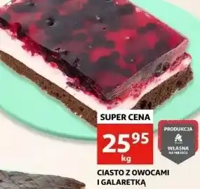 Auchan Ciasto z owocami i galaretką Auchan oferta