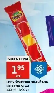 Auchan Lód świderek Hellena Oranżada oferta