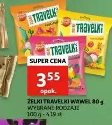 Auchan Żelki smak ameryki Wawel Travelki oferta