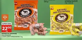 Auchan Krówki czekoladowe Milanowskie oferta