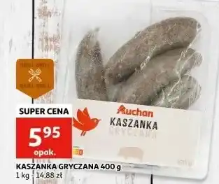 Auchan Kaszanka gryczana Auchan oferta