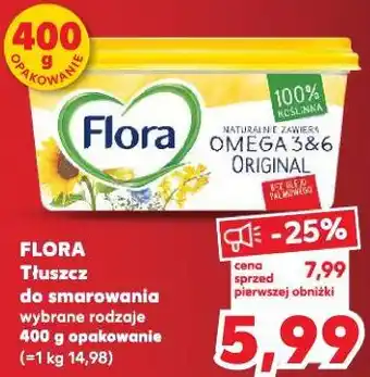 Kaufland Tłuszcz do smarowania Flora oferta