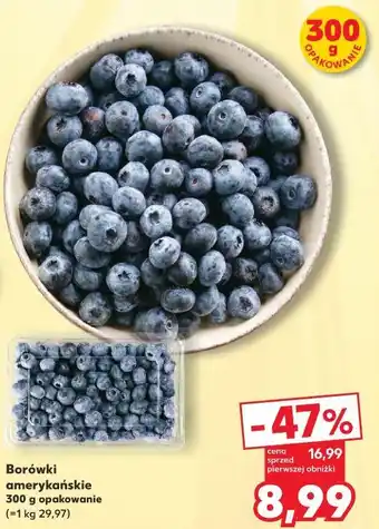 Kaufland Borówki amerykańskie 300g oferta