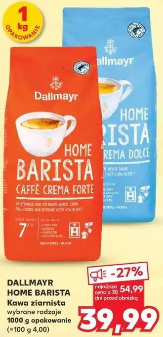 Kaufland Kawa ziarnista Dallmayr 1kg oferta