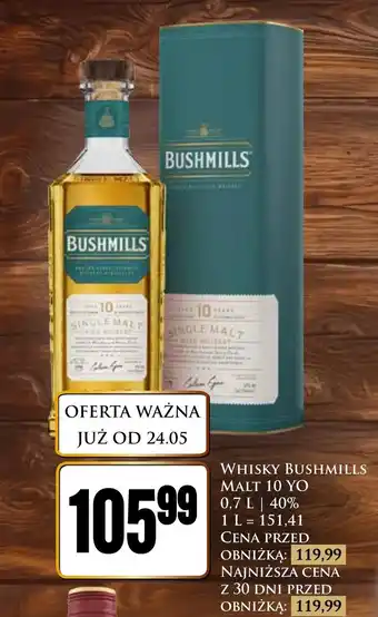 Dino Whisky Bushmills oferta