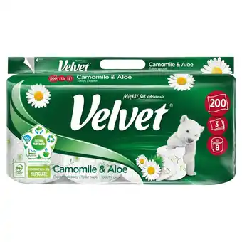 Topaz Velvet Camomile & Aloe Papier toaletowy 10 rolek oferta