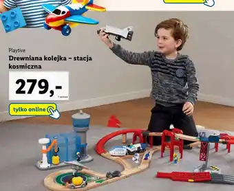 Lidl Kolejka drewniana Playtive oferta