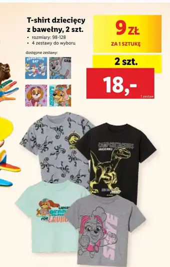 Lidl T-shirt dziecięcy oferta