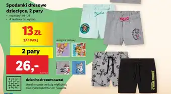 Lidl Spodenki dziecięce oferta