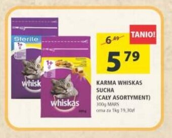 Karma Whiskas sucha 300g