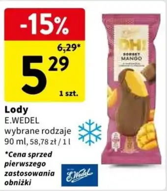 Intermarche Lody E.WEDEL 90ml oferta