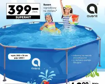 avenli Basen ogrodowy na stelażu