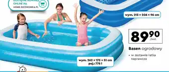 Biedronka Basen ogrodowy oferta