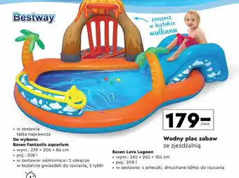 Biedronka Bestway Wodny plac zabaw ze zjeżdżalnią oferta