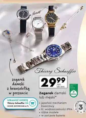 Biedronka Zegarek damski lub męski oferta