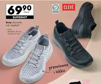 Biedronka CLEVÉ Buty damskie lub męskie oferta
