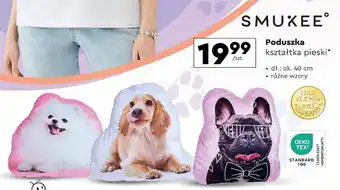 Biedronka SMUKEE Poduszka kształtka pieski oferta