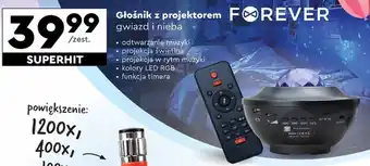 Biedronka Głośnik z projektorem FOREVER oferta
