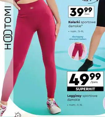 Biedronka Legginsy sportowe damskie oferta
