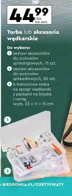 Biedronka Torba lub akcesoria wędkarskie oferta
