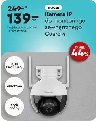 Biedronka Kamera ip guard 4 Tracer oferta