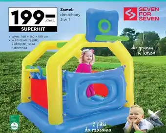 Biedronka Zamek dmuchany 3w1 Seven For 7 oferta