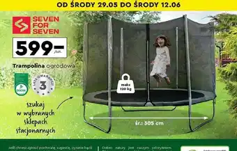 Biedronka Trampolina z siatką 240 x 305 cm Seven For 7 oferta