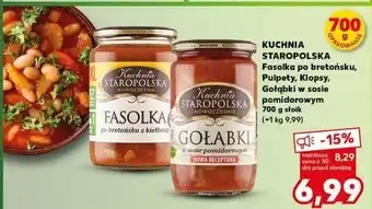 Kaufland Fasolka po bretońsku z kiełbasą Kuchnia Staropolska oferta