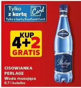 Kaufland Woda musująca Cisowianka Perlage oferta