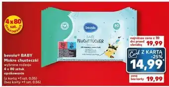Kaufland Chusteczki nawilżające dla dzieci sensitiv Bevola Baby oferta