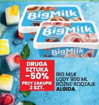 Wafelek BIG MILK LODY 900 ML ALGIDA oferta