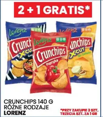 Wafelek CRUNCHIPS 140 G LORENZ oferta