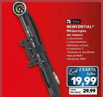 Kaufland Minipompka rowerowa Newcential oferta