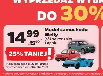 Netto Samochód welly oferta