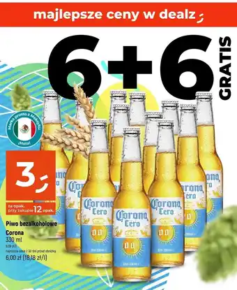 Dealz Piwo Corona Extra 0.0% oferta