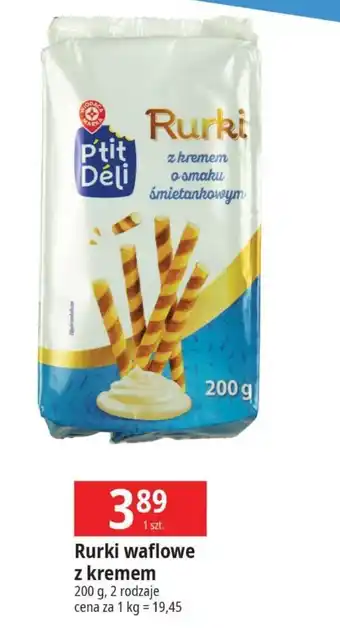 E.Leclerc Rurki z nadzieniem śmietankowym Wiodąca Marka P'tit Deli oferta