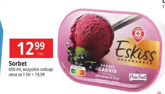 E.Leclerc Sorbet czarna porzeczka Wiodąca Marka Eskiss oferta