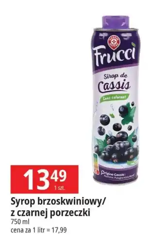 E.Leclerc Syrop z czarnej porzeczki Wiodąca Marka Frucci oferta