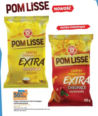 E.Leclerc Chipsy extra solone Wiodąca Marka Pom Lisse oferta