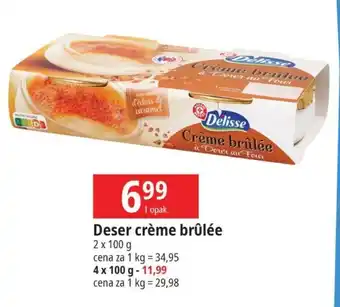 E.Leclerc Deser creme brulee Wiodąca Marka Delisse oferta