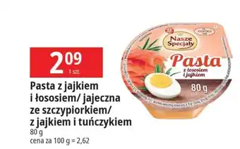 E.Leclerc Pasta jajeczna z łososiem Wiodąca Marka Nasze Specjały oferta