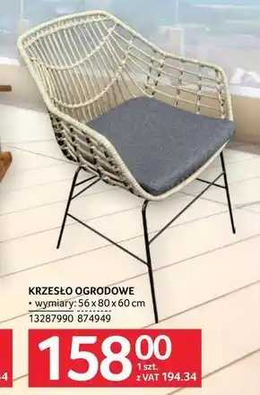 Selgros Krzesło ogrodowe oferta