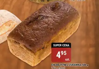 bi1 CHLEB ŻYTNI Z ŻURAWINĄ 500 g oferta