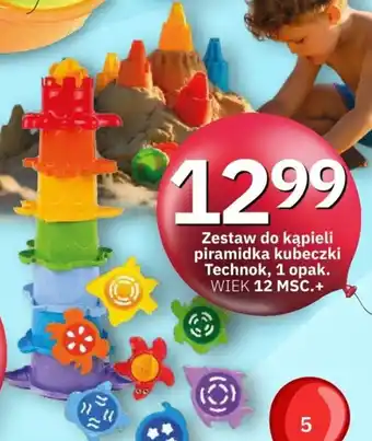 Twój Market Zestaw do kąpieli piramidka kubeczki Technok 1 opak. oferta